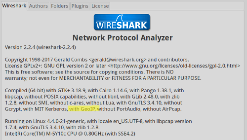 About Output From Wireshark